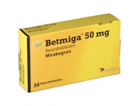 Betmiga 50mg. 30 tablets
